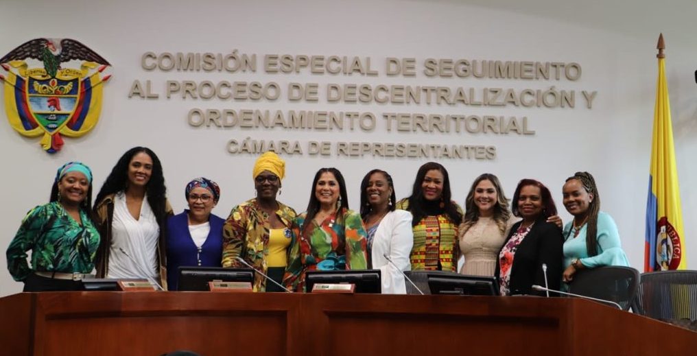 Carolina Carrillo, honrada de acompañar a la comisión Legal Afro de la Cámara de Representantes