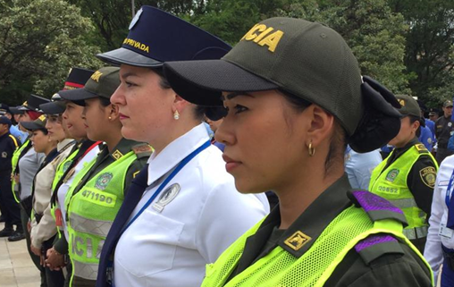 Empresas de vigilancia privada trabajan de la mano con Policía Empresas de vigilancia privada trabajan de la mano con Policía