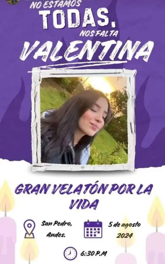 Valentina Posada, salió de su trabajo en Andes hace tres días y desapareció, ¿la ha visto?