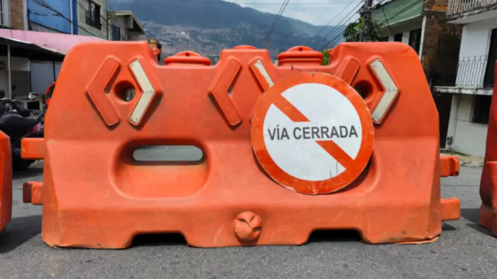 ¡Atención! Estos son los cierres viales del fin de semana en Medellín