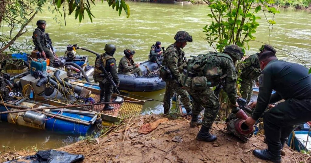 Noticias Antioquia: Destruyen cinco unidades de minería ilegal Noticias Antioquia: Destruyen cinco unidades de minería ilegal
