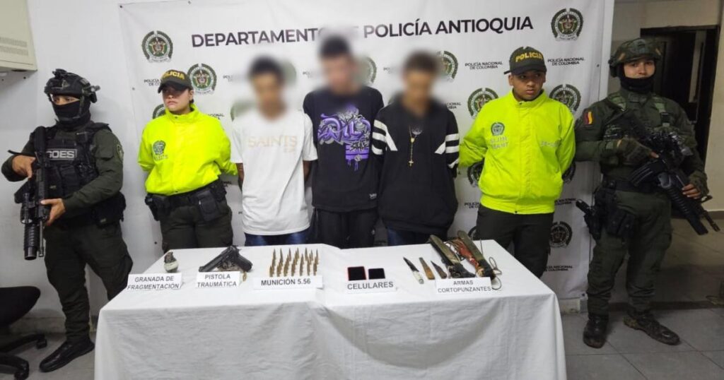 Noticias Antioquia: Capturados presuntos integrantes de la Terraza en Andes Noticias Antioquia: Capturados presuntos integrantes de la Terraza en Andes