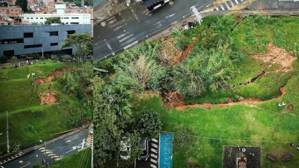Biblioteca Fernando Botero en San Cristóbal está sin parqueadero por riesgo de deslizamiento Biblioteca Fernando Botero en San Cristóbal está sin parqueadero por riesgo de deslizamiento