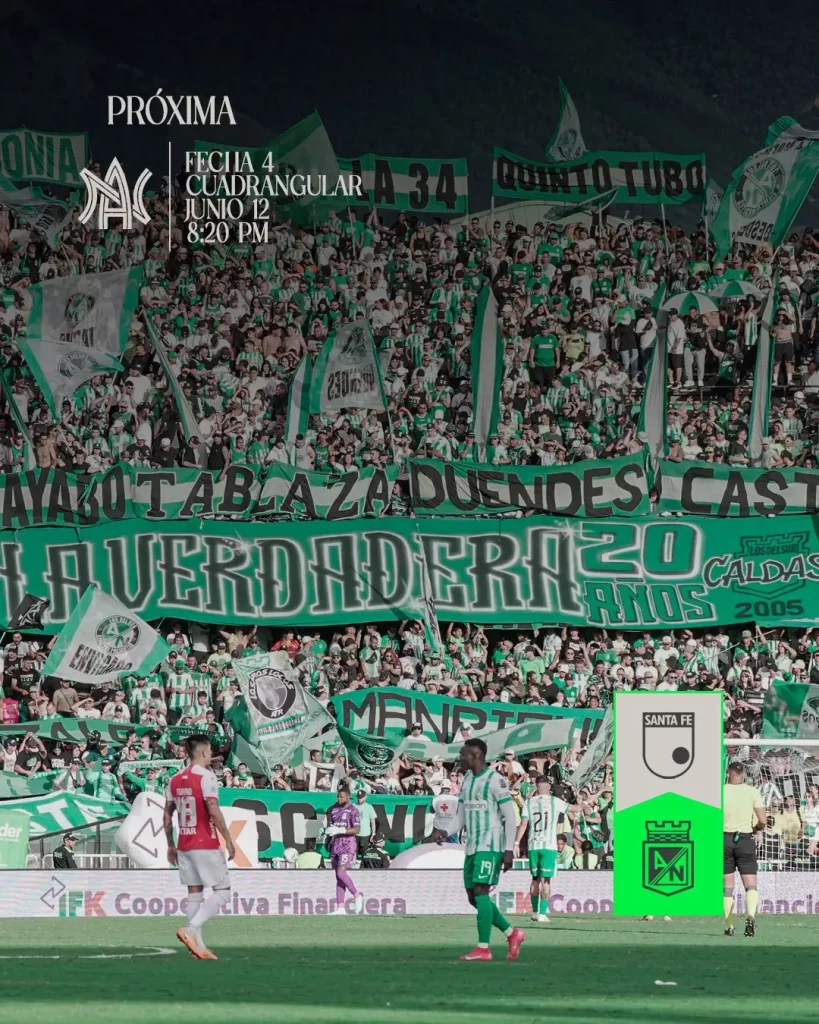Atlético Nacional cayó en el Atanasio frente a Santa Fe y sus opciones de llegar a la final se reducen al mínimo Atlético Nacional cayó en el Atanasio frente a Santa Fe y sus opciones de llegar a la final se reducen al mínimo