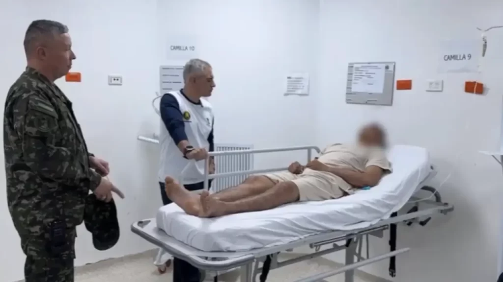 Gobernador visita uniformados heridos cuando realizaban labores de desminado