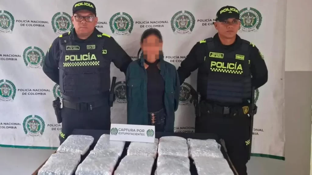 Policía frustra entrega de estupefacientes en el nororiente de Medellín