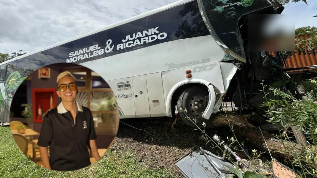 Bus del hijo de Kaleth Morales sufrió aparatoso accidente en el Cesar Bus del hijo de Kaleth Morales sufrió aparatoso accidente en el Cesar