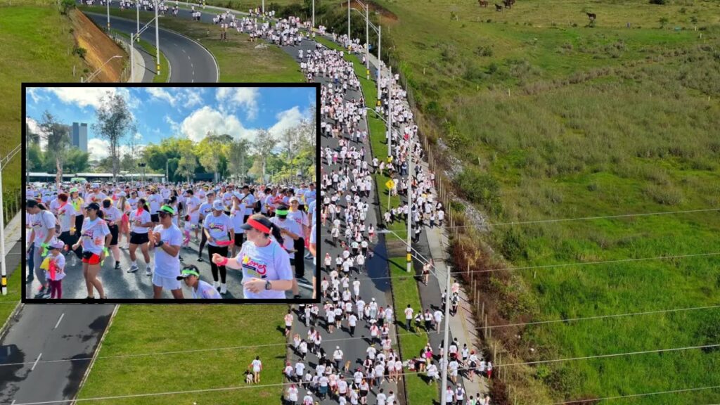 Más de dos mil personas participaron en la Carrera de Colores en Rionegro Más de dos mil personas participaron en la Carrera de Colores en Rionegro