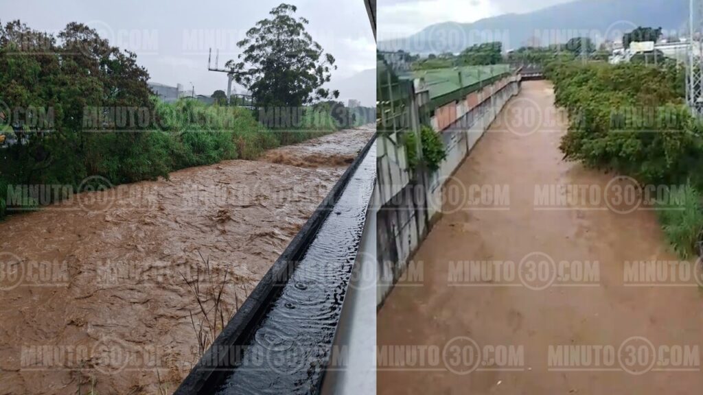 ¡Iba crecidito! Asi se vio el Río Medellín durante las fuertes lluvias y quedó en video ¡Iba crecidito! Asi se vio el Río Medellín durante las fuertes lluvias y quedó en video