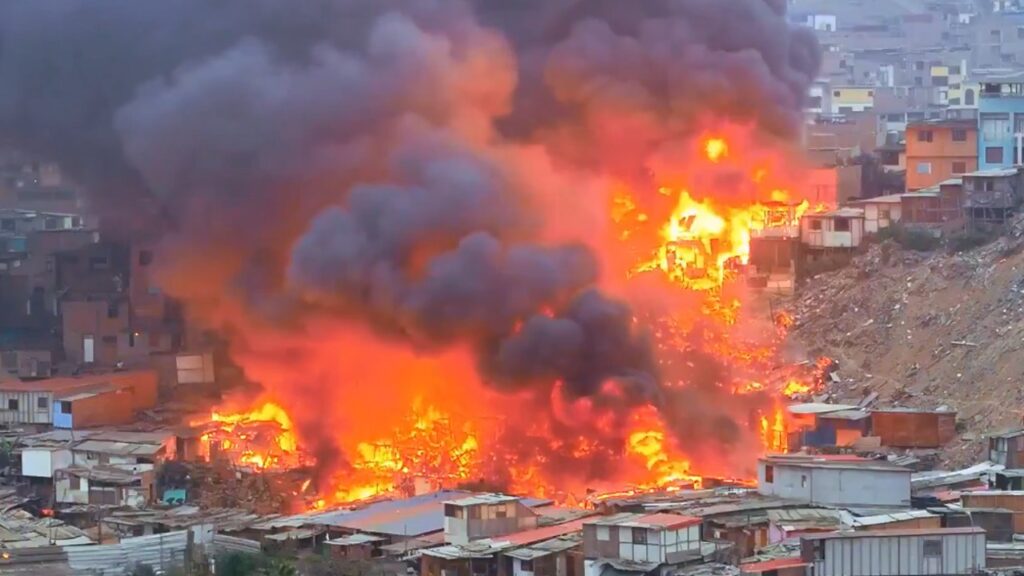 ¡Infierno en Lima! Polvorería explotó y dejó 80 casas destruídas, 4 heridos y varios animalitos quemados ¡Infierno en Lima! Polvorería explotó y dejó 80 casas destruídas, 4 heridos y varios animalitos quemados