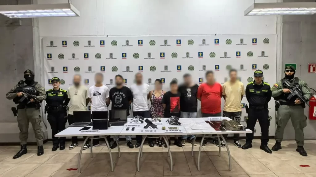 Medellín desmantela oficina de sicariato transnacional Medellín desmantela oficina de sicariato transnacional
