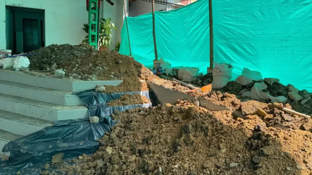 Obras de mejoramiento en la Casa de Cultura El Poblado