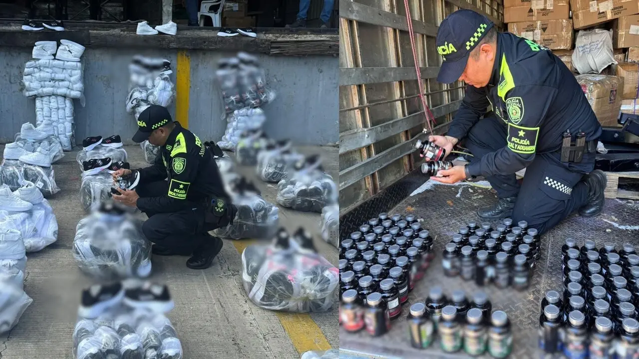 ¡En Cartagena! POLFA y DIAN incautan mercancía de contrabando por más de 12 mil millones