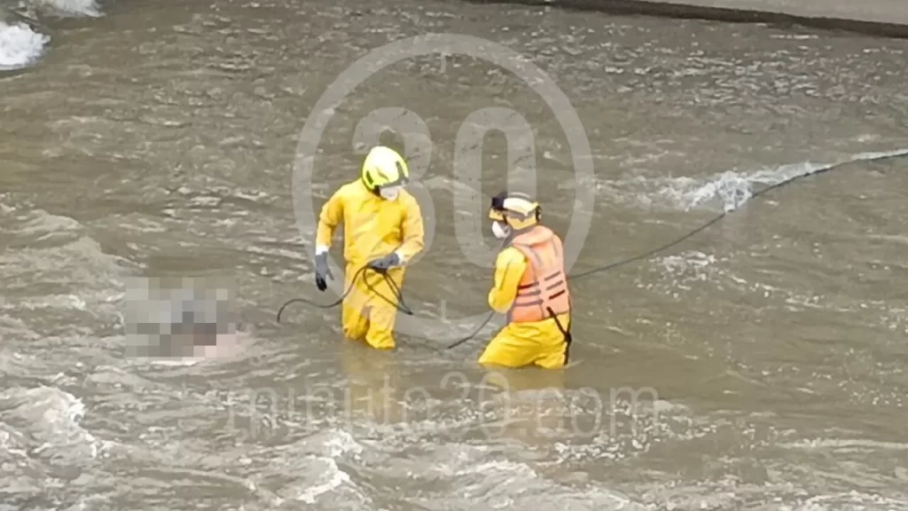 ¡Urgente! Hallan cuerpo en el río Medellín: El rescate se realiza a la altura de El Playón de los Comuneros ¡Urgente! Hallan cuerpo en el río Medellín: El rescate se realiza a la altura de El Playón de los Comuneros