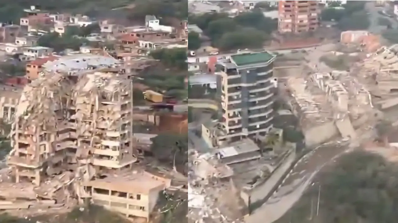 Devastación, y muerte en Venezuela, tras los sismos del 24 de junio. Capturas de video