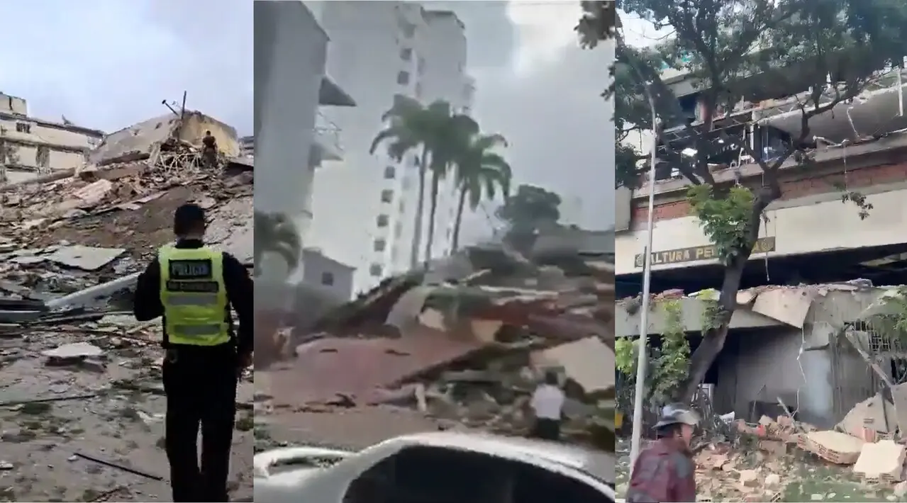 edificos colapsados en venezuela
