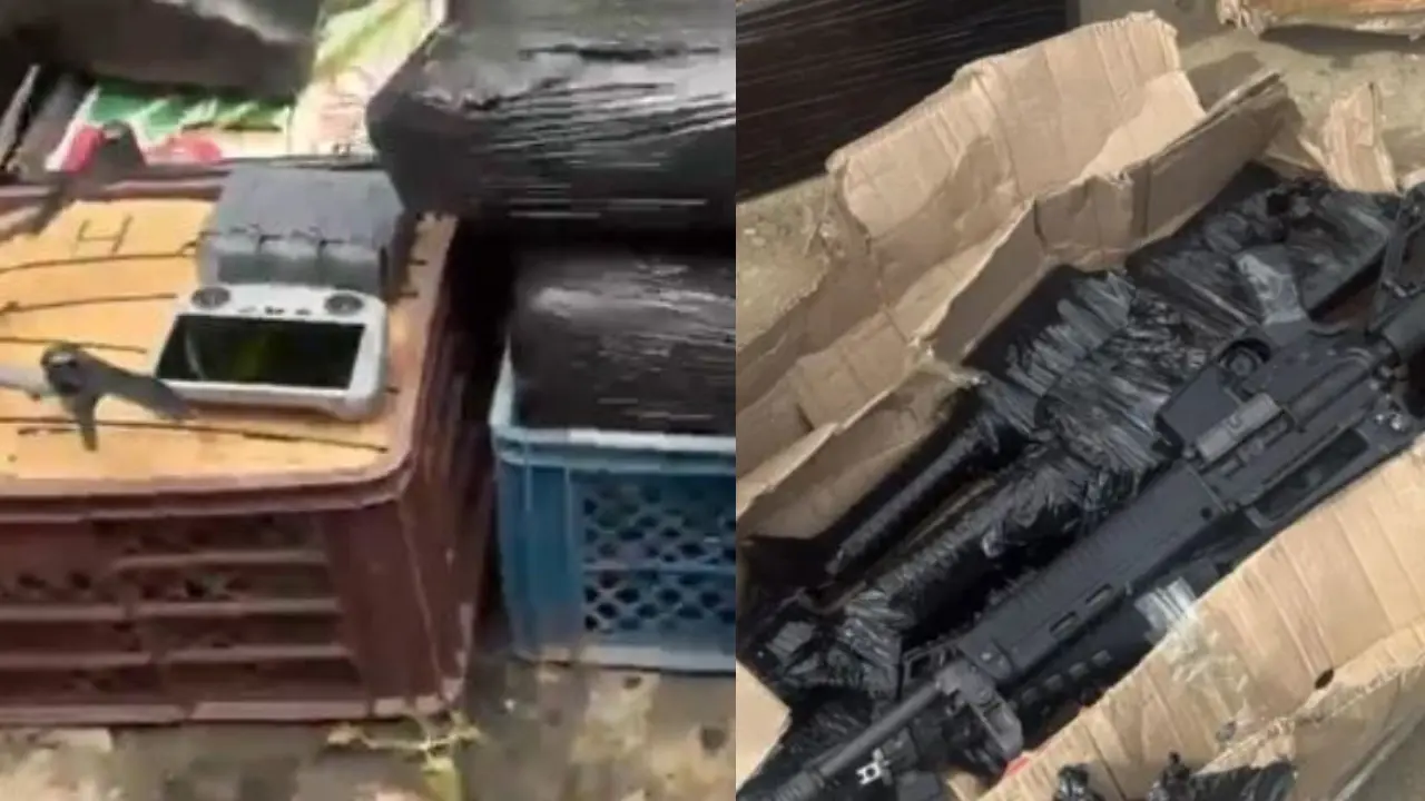 Hallan arsenal con fusiles, minas y drones en cargamento que fortalecería a las disidencias de las Farc
