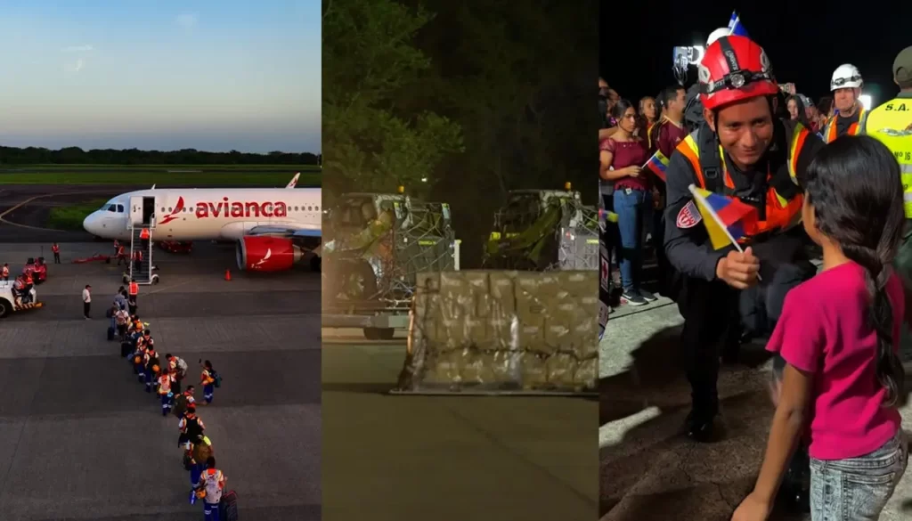 Ya llegó a Venezuela el primero de los 6 aviones con personal y ayudas humanitarias que envió el Salvador