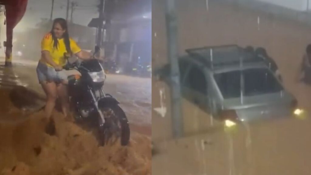 la situación en Segovia por las fuertes lluvias la situación en Segovia por las fuertes lluvias