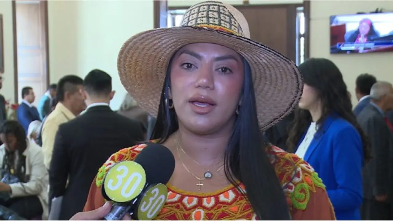 Senadora Martha Peralta Epieyú, en una imagen de archivo