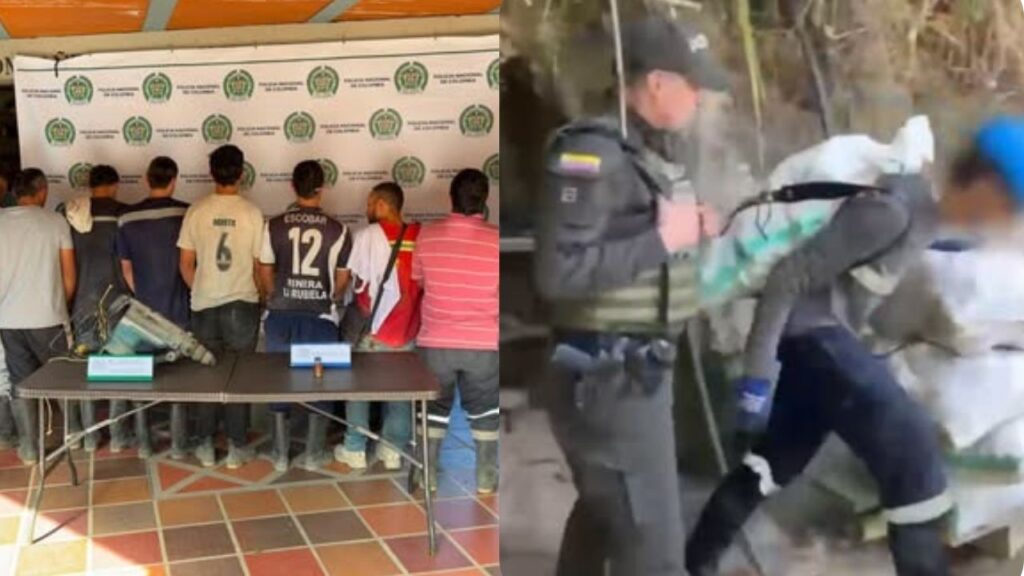 Así fue el operativo en Girardota donde cayeron 10 personas señaladas de minería ilegal, que movería 0 millones Así fue el operativo en Girardota donde cayeron 10 personas señaladas de minería ilegal, que movería 0 millones