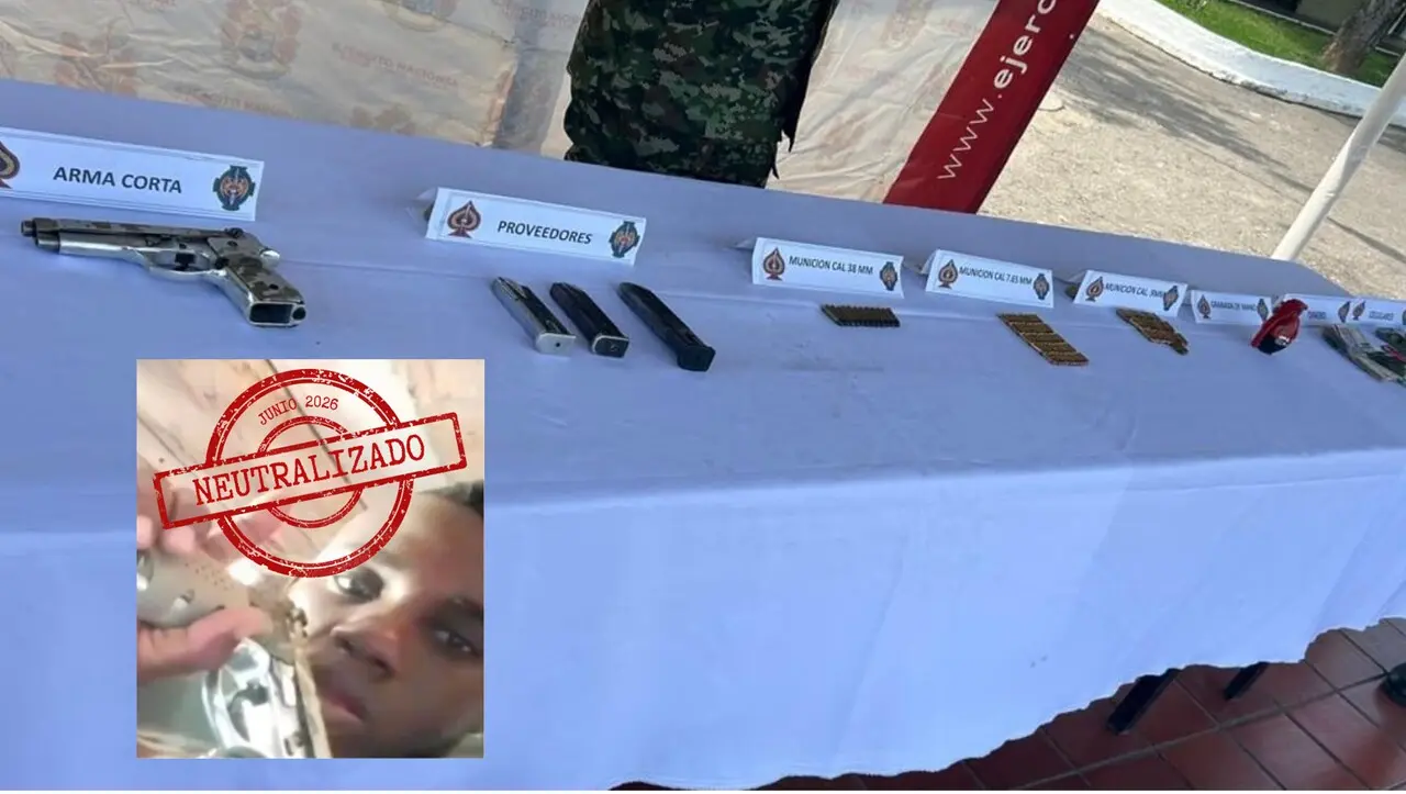 "Bola ocho" era el presunto responsable del ataque con drones contra un helicóptero del Ejército que dejó ocho militares heridos en el Sur de Bolívar.