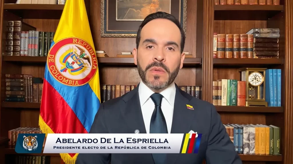 El presidente electo Abelardo De La Espriella denuncia intento de golpe contra el mandato popular El presidente electo Abelardo De La Espriella denuncia intento de golpe contra el mandato popular