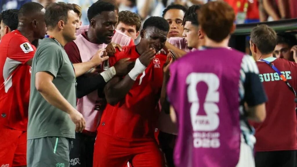 IFAB rectifica: Embolo fue expulsado por error en protocolo VAR en los cuartos de final entre Argentina y Suiza IFAB rectifica: Embolo fue expulsado por error en protocolo VAR en los cuartos de final entre Argentina y Suiza