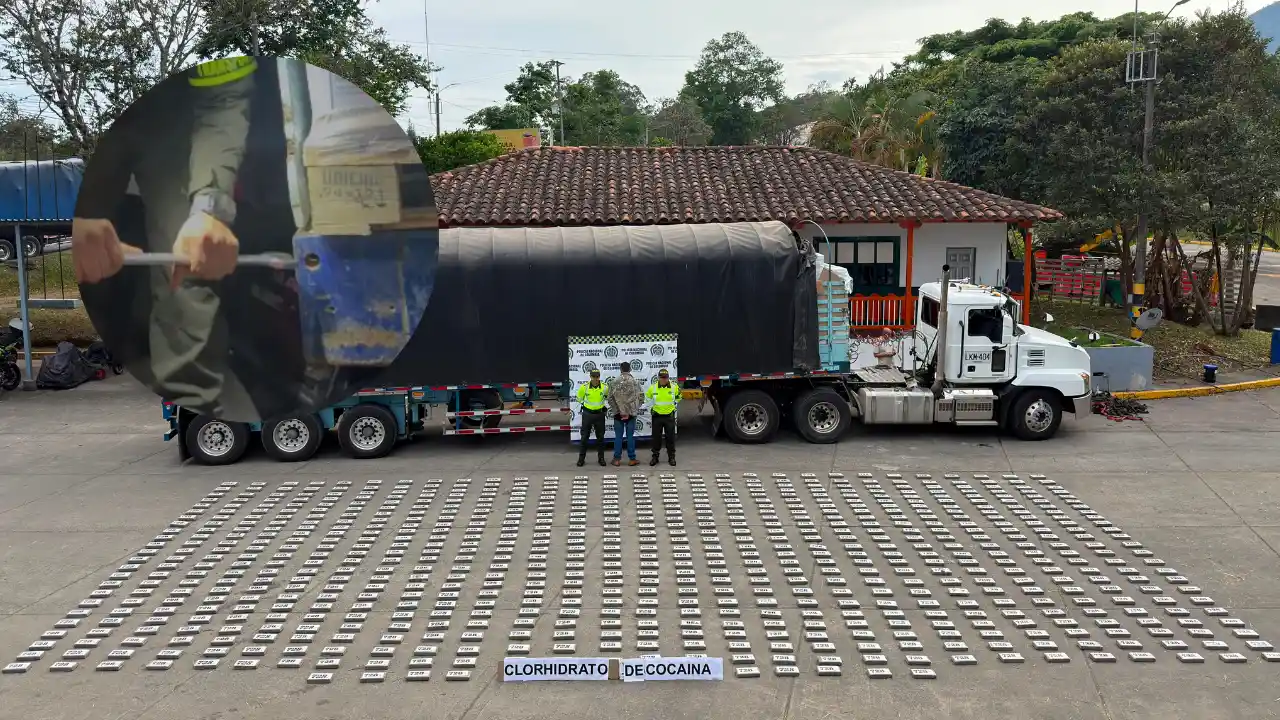 Incautan 710 kilos de cocaína en Quindío