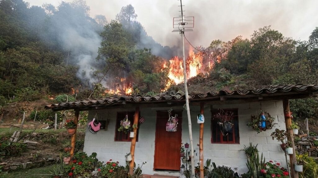 Reportan fuertes incendios forestales en dos veredas de Abejorral, Antioquia Reportan fuertes incendios forestales en dos veredas de Abejorral, Antioquia