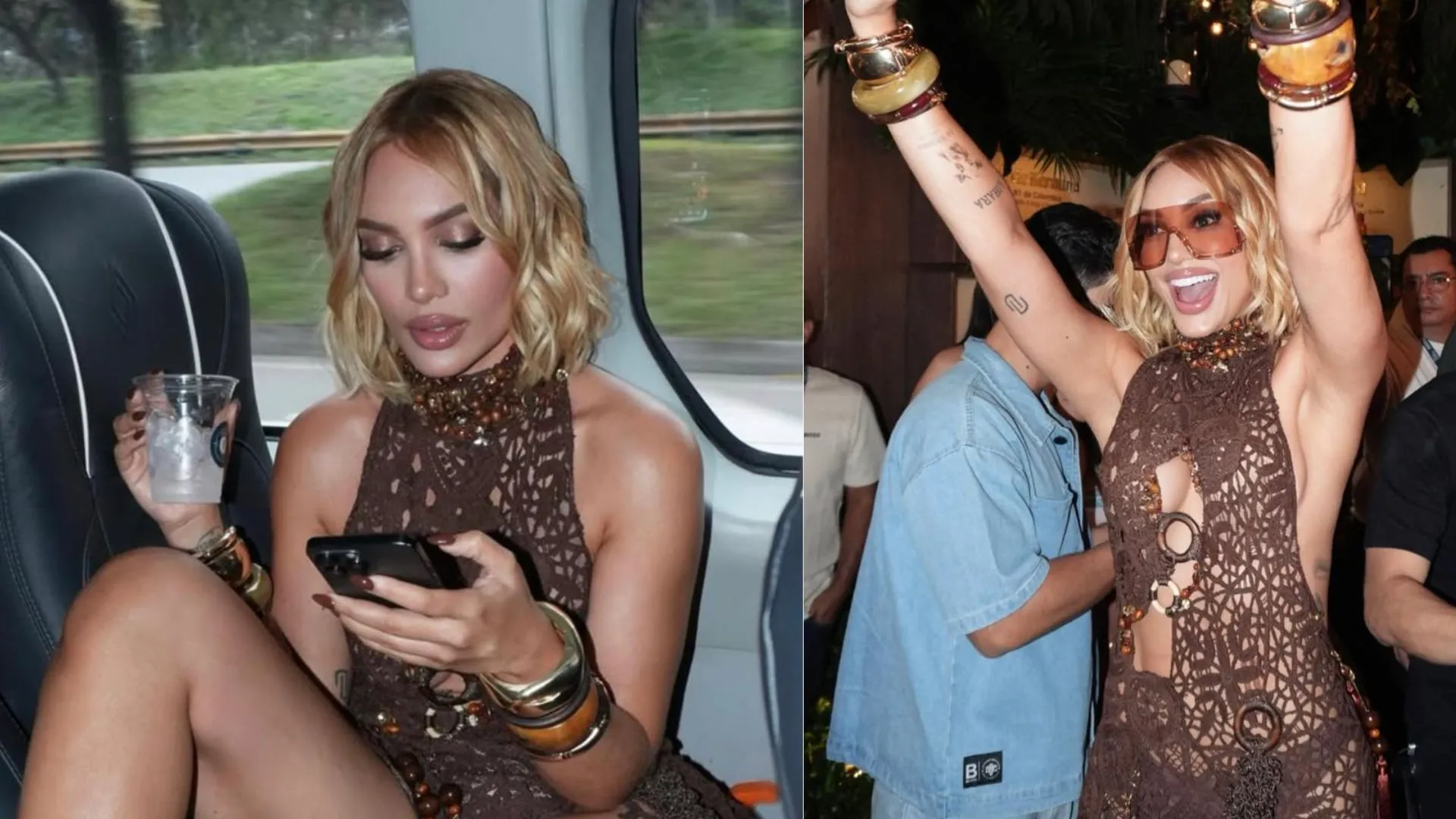 ¡De las redes a su casa! Andrea Valdiri confrontó cara a cara al 'hater' que la insultó por apoyar a De La Espriella