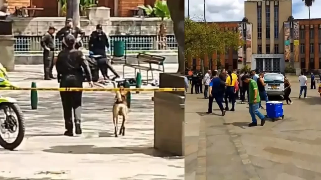 ¡Urgente! Desactivan explosivo en la Plaza Botero y capturan a un sospechoso