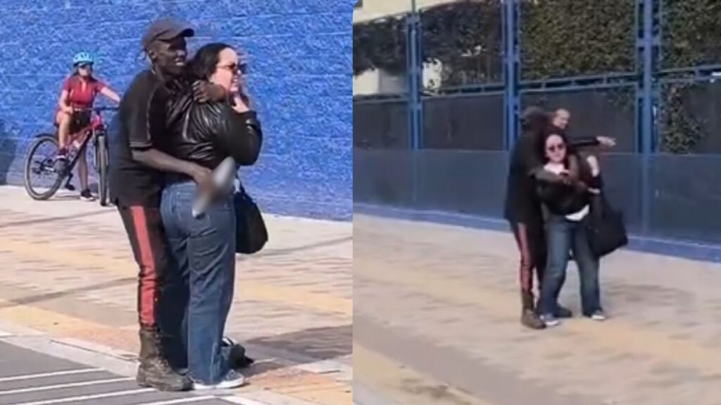 ¿Por qué se negó a soltarla? Un hombre armado retuvo a una mujer en plena calle ¿Por qué se negó a soltarla? Un hombre armado retuvo a una mujer en plena calle