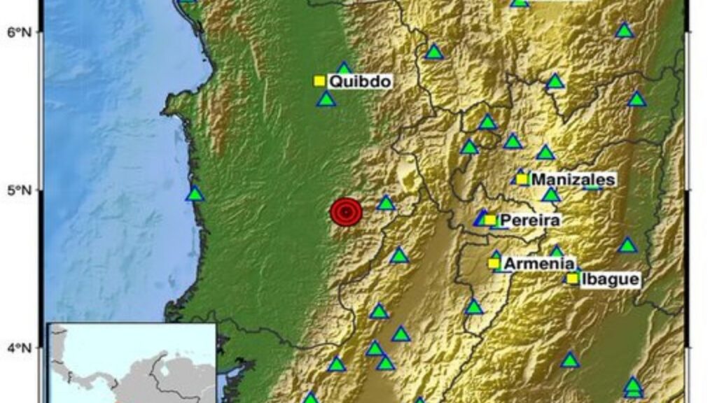 Nuevo temblor de magnitud 4,2 se sintió en San José del Palmar, Chocó Nuevo temblor de magnitud 4,2 se sintió en San José del Palmar, Chocó