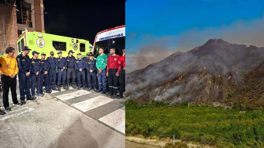 Bomberos Medellín envía comisión de rescate al Tolima para combatir incendios forestales