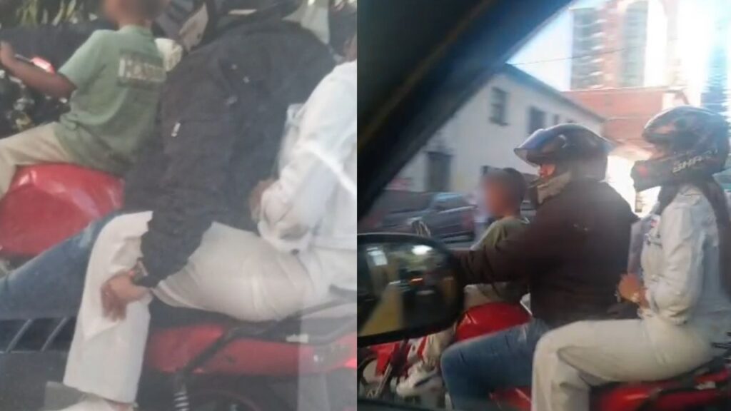 Denuncian a motociclista que lleva a un menor sin casco y sentado en el tanque por todo el Centro del Medellín Denuncian a motociclista que lleva a un menor sin casco y sentado en el tanque por todo el Centro del Medellín