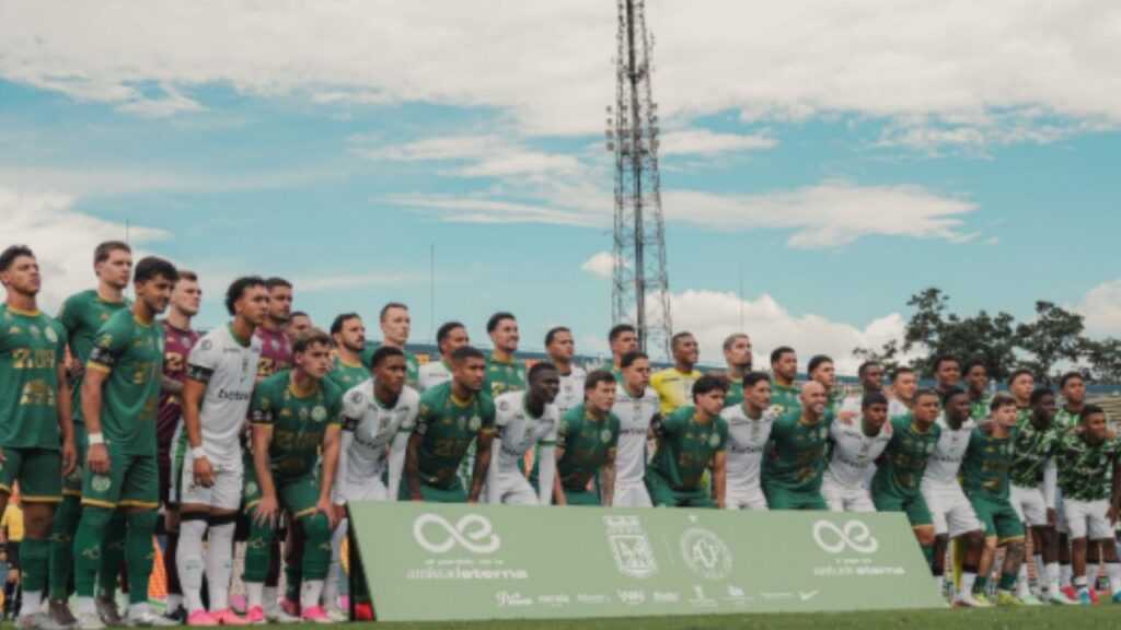 El Partido de la Amistad terminó 1-1 entre Nacional y Chapecoense en el Atanasio