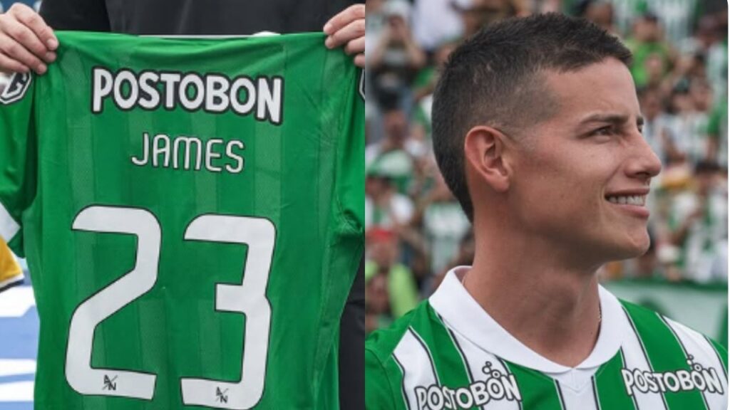 James Rodríguez fue presentado en el Atanasio previo al duelo entre Nacional y Águilas Doradas James Rodríguez fue presentado en el Atanasio previo al duelo entre Nacional y Águilas Doradas