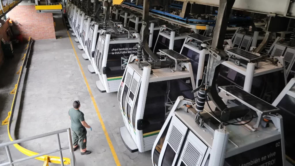 Suspensión temporal en el Metrocable de Medellín: Línea K fuera de servicio por inconveniente técnico Suspensión temporal en el Metrocable de Medellín: Línea K fuera de servicio por inconveniente técnico