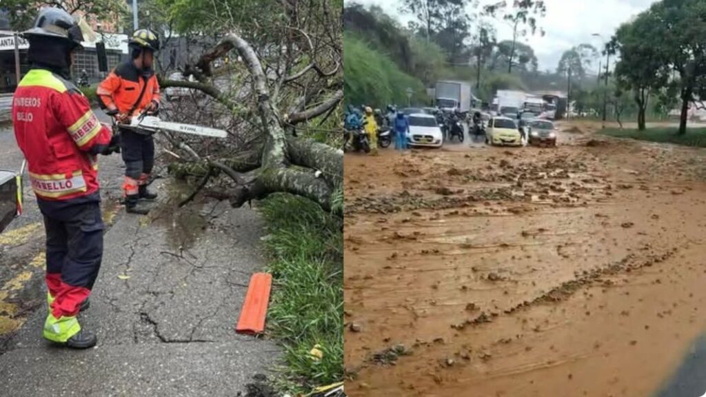 Bello presentó fuertes lluvias inundaciones emergencias