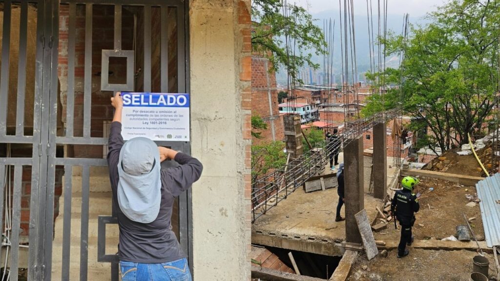En Bello, sellan diez edificaciones irregulares durante operativo urbanístico en el sector El Mirador En Bello, sellan diez edificaciones irregulares durante operativo urbanístico en el sector El Mirador