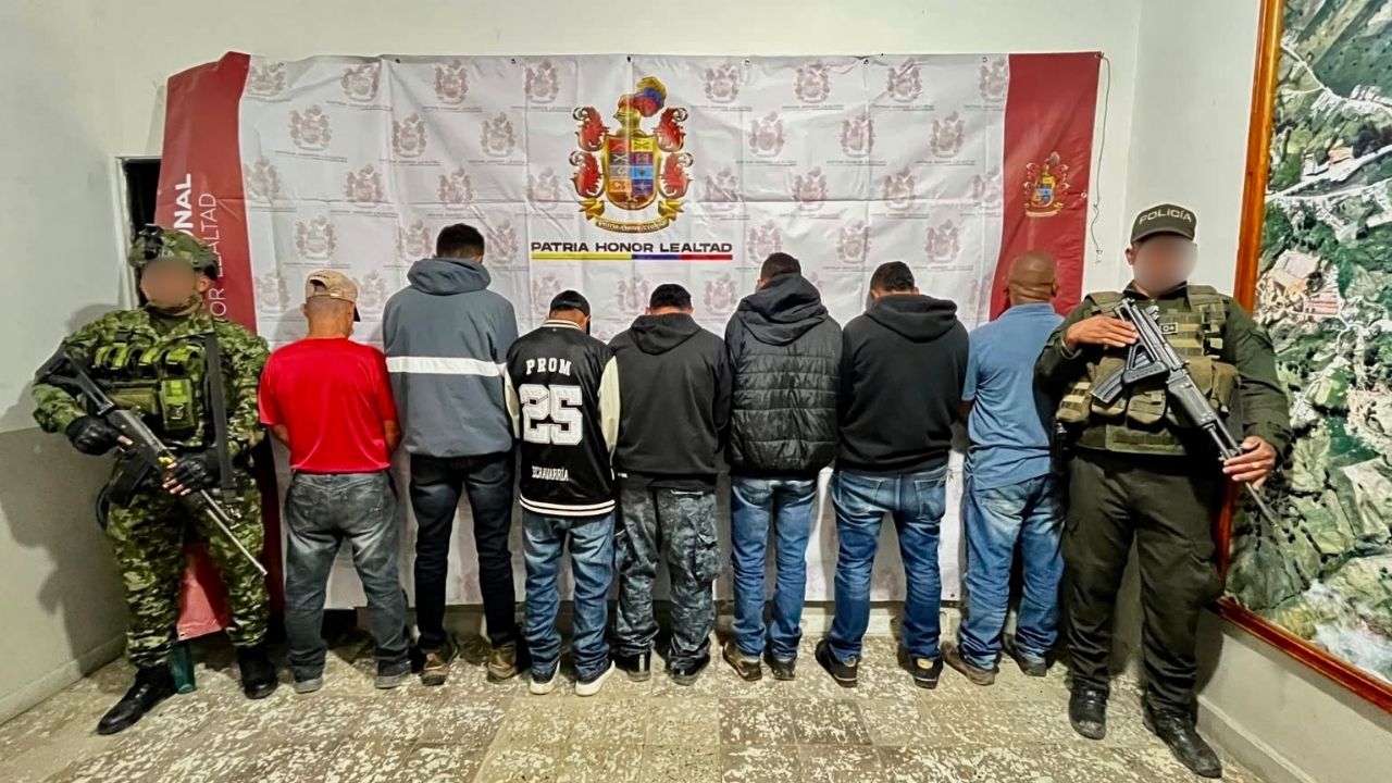 Siete capturados durante operativo contra minería ilegal en Donmatías