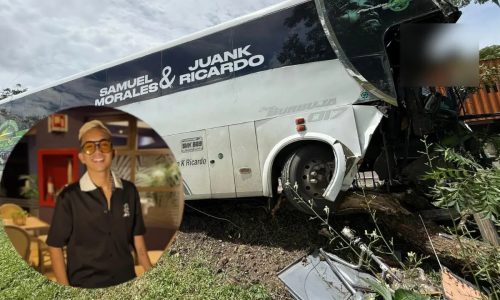 Bus del hijo de Kaleth Morales sufrió aparatoso accidente en