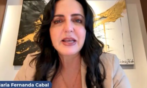 María Fernanda Cabal plantea plan urgente para bajar el costo