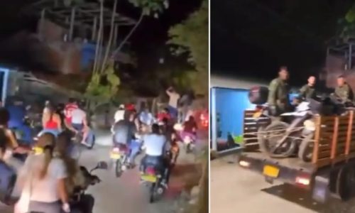 Tropas del Ejército fueron rodeadas por la población durante operativo